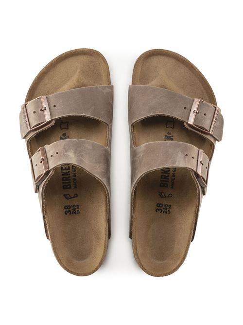 arizona oiled leather BIRKENSTOCK | 352203TABACCO BROWN